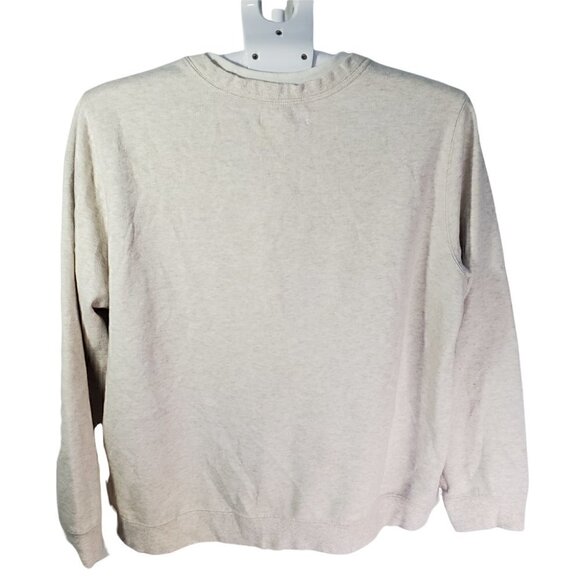 TRADITION Leafy Embroidered Ivory Crew Neck Pullover … - Picture 6 of 8